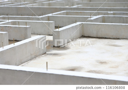 Concrete foundation of the house Concrete foundation of the house 116106808