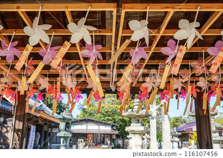 The wind blows and things move in a positive direction at the windmills of Shiratori Shrine (Higashikagawa City, Kagawa Prefecture) The wind blows and things move in a positive direction at the windmills of Shiratori Shrine (Higashikagawa City, Kagawa Prefecture) 116107456