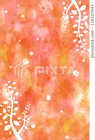 Background material watercolor leaves autumn Background material watercolor leaves autumn 116107643