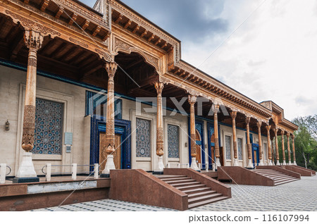 facade of Museum of Victims of Political Repression in Tashkent in Uzbekistan facade of Museum of Victims of Political Repression in Tashkent in Uzbekistan 116107994