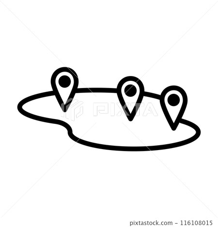 Icons representing the same area. Icons representing the same area. 116108015