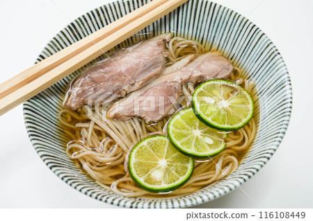 Cold soba noodles Cold soba noodles 116108449