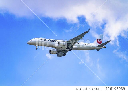 夏季 大阪機場（伊丹機場） 飛機降落大阪府豐中市 116108989