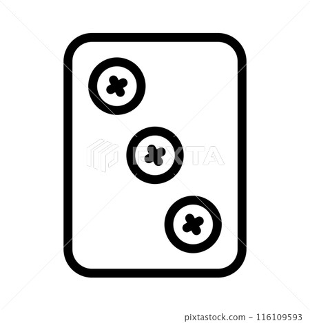Mahjong icon symbol 116109593