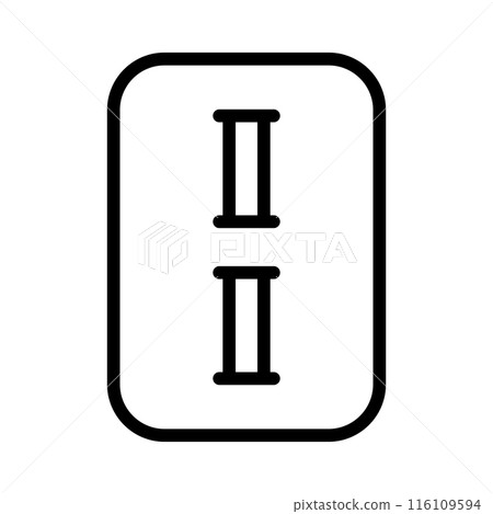 Mahjong icon symbol 116109594