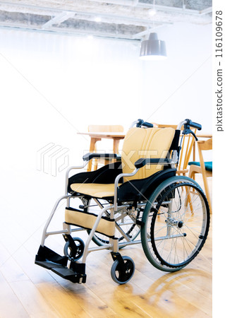 Room with wheelchair Room with wheelchair 116109678
