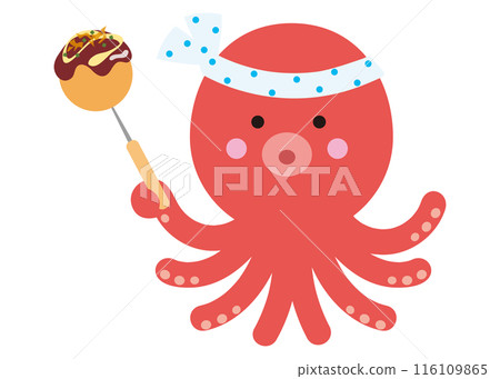 Octopus with takoyaki 116109865