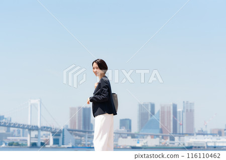 Business Women Buildings 116110462