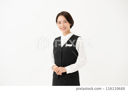 Woman in uniform business Woman in uniform business 116110688