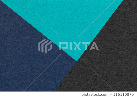 Texture craft navy blue, turquoise and black color paper background, macro. Vintage abstract cardboard Texture craft navy blue, turquoise and black color paper background, macro. Vintage abstract cardboard 116110870