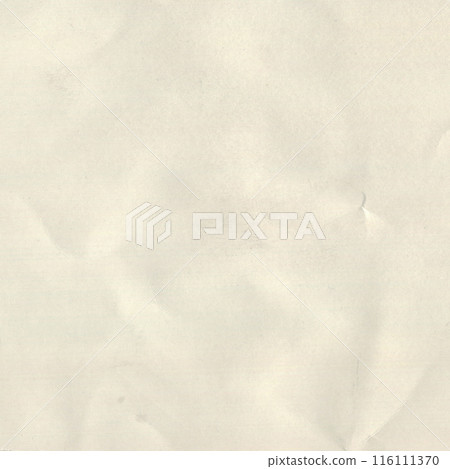 Recycled packing paper in natural white, crumpled carton texture 116111370