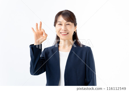 商務、中年、女性、OK 116112549