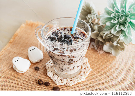 喝咖啡牛奶果凍 116112593