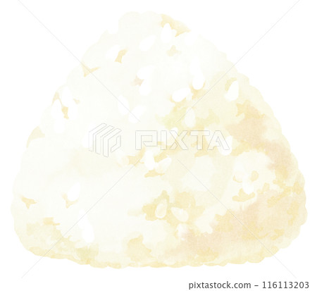 三角形鹽飯糰水彩觸感 三角形鹽飯糰水彩觸感 116113203