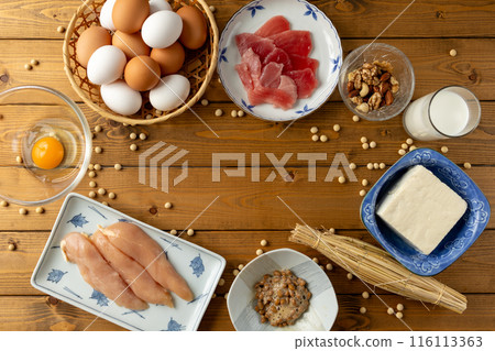 蛋白質食物影像 蛋白質食物影像 116113363