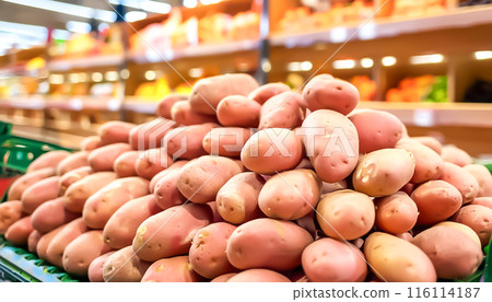 超市出售的馬鈴薯圖片 超市出售的馬鈴薯圖片 116114187