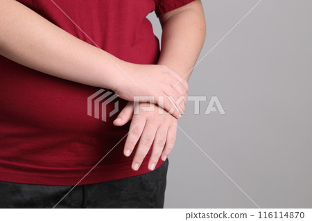 Chubby Asian Kid 116114870