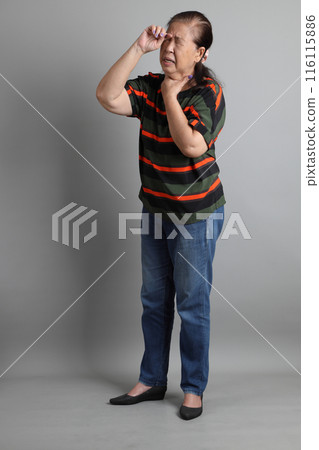 Senior Asian Woman Senior Asian Woman 116115886