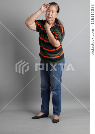 Senior Asian Woman Senior Asian Woman 116115888