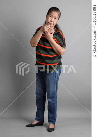 Senior Asian Woman Senior Asian Woman 116115891