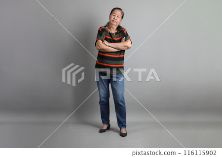 Senior Asian Woman Senior Asian Woman 116115902