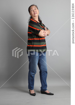 Senior Asian Woman Senior Asian Woman 116115904