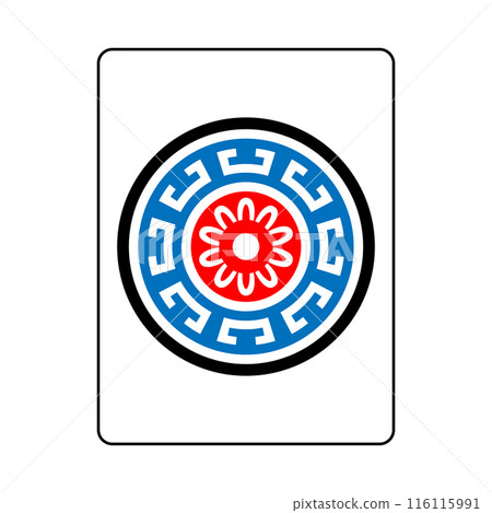 It's a mahjong tile. It's a tile. It's a one-tile. It's a mahjong tile. It's a tile. It's a one-tile. 116115991