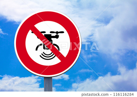 No drone sign 116116284