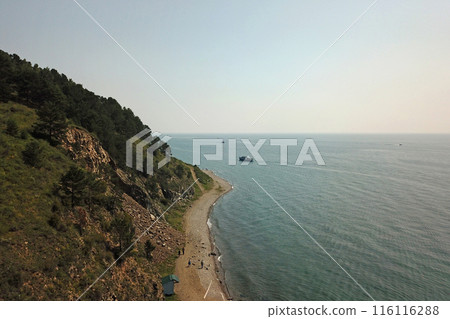 The Baikal lake opposite Listvyanka The Baikal lake opposite Listvyanka 116116288