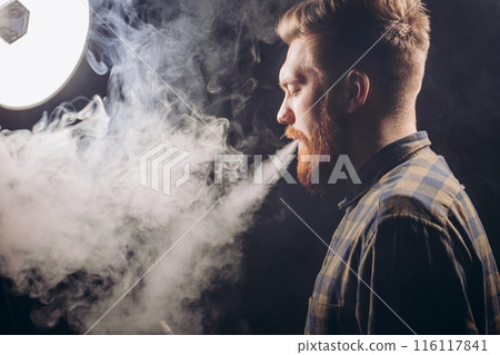 ginger emotional man reducing stress ginger emotional man reducing stress 116117841