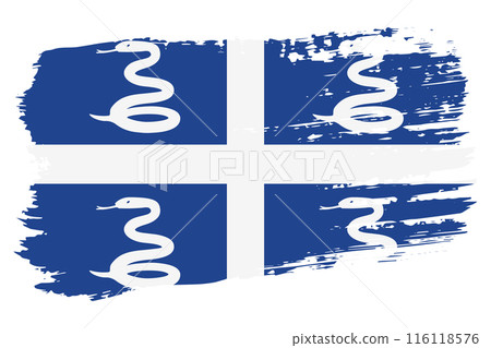 Martinique flag, wide brush stroke on transparent background vector Martinique flag, wide brush stroke on transparent background vector 116118576
