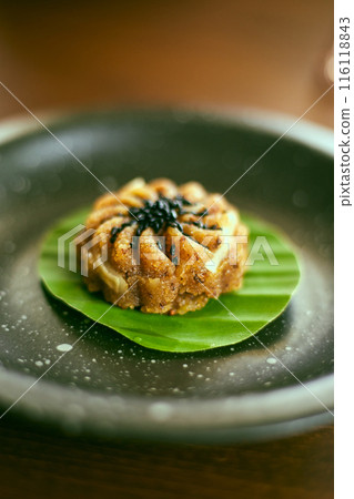dried rice balls made from rice and coconut. dried rice balls made from rice and coconut. 116118843