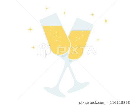 香檳杯敬酒 香檳杯敬酒 116118858