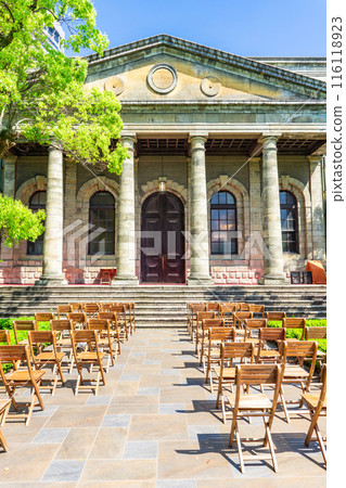 Sakuranomiya Park, Tenmabashi, Kita-ku, Osaka City: The oldest Western-style building in Osaka Prefecture, Former Sakuranomiya Public Hall (Important Cultural Property) 116118923