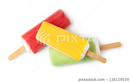fruit and berry ice cream stick 116119539