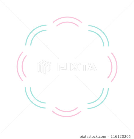 現代日式風格的可愛花形鏡框 - 簡約日式材質 - 粉紅色 x 薄荷色 現代日式風格的可愛花形鏡框 - 簡約日式材質 - 粉紅色 x 薄荷色 116120205