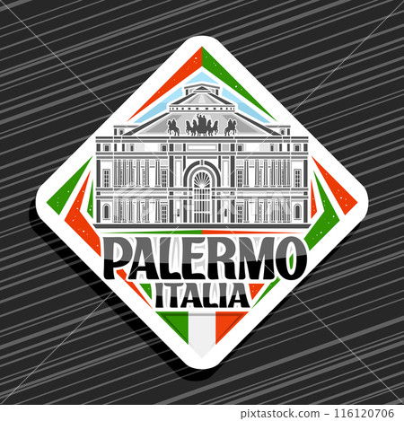 Vector logo for Palermo Vector logo for Palermo 116120706