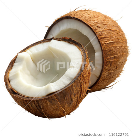 coconuts isolated on white background 116122791