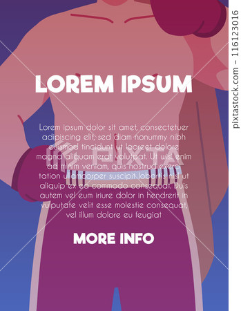 Boxer in action vector illustration Boxer in action vector illustration 116123016