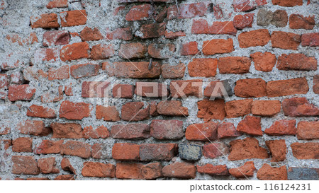 old brick wall texture in old vintage old brick wall texture in old vintage 116124231
