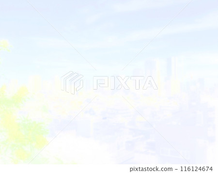 Tokyo cityscape. Illustration style photo. 116124674