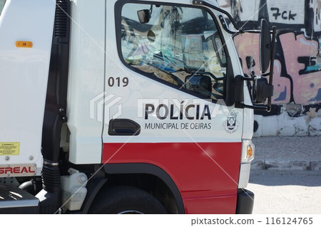Oeiras municipal police car, Lisbon, Portugal Oeiras municipal police car, Lisbon, Portugal 116124765