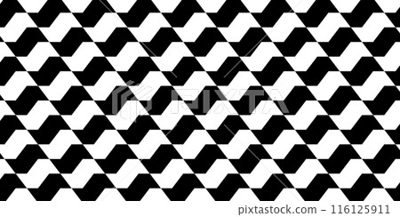 Sao Paulo sidewalk pattern. Famous Brazilian beach promenade. Repeated black and white curved texture in Portuguese pavement style. Wall or floor mosaic tile background. Vector graphic illustration Sao Paulo sidewalk pattern. Famous Brazilian beach promenade. Repeated black and white curved texture in Portuguese pavement style. Wall or floor mosaic tile background. Vector graphic illustration 116125911