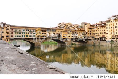Ponte Vecchio World Heritage Site Florence Italy Europe 116126481