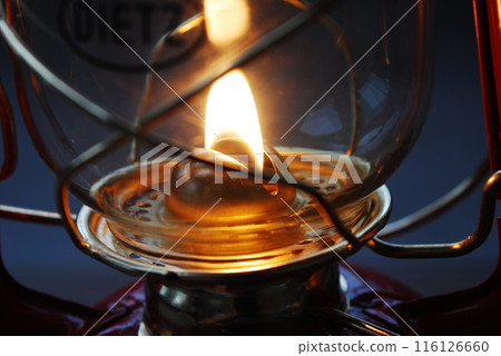 Retro lantern flame 116126660