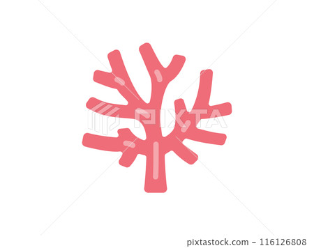 珊瑚圖示的插圖 珊瑚圖示的插圖 116126808