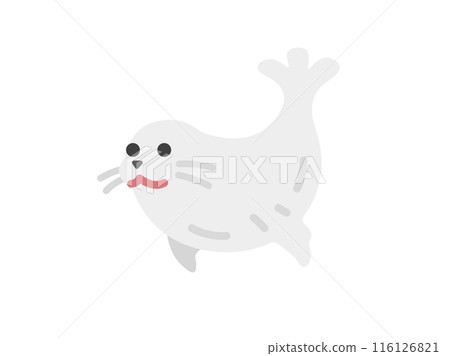 Illustration of a seal icon 116126821