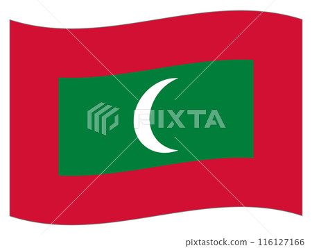 世界國旗 馬爾地夫國旗 世界國旗 馬爾地夫國旗 116127166
