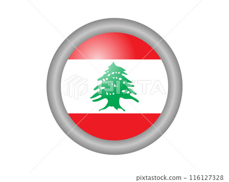 世界國旗 黎巴嫩圖標 116127328