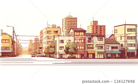 Colorful cityscape 116127698